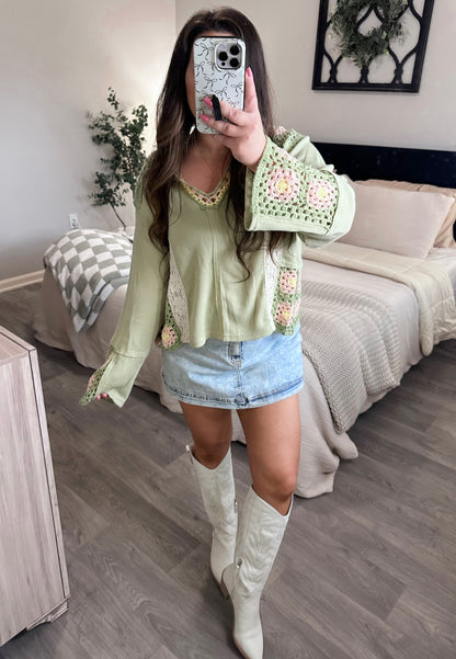 Wildflower Crochet Top