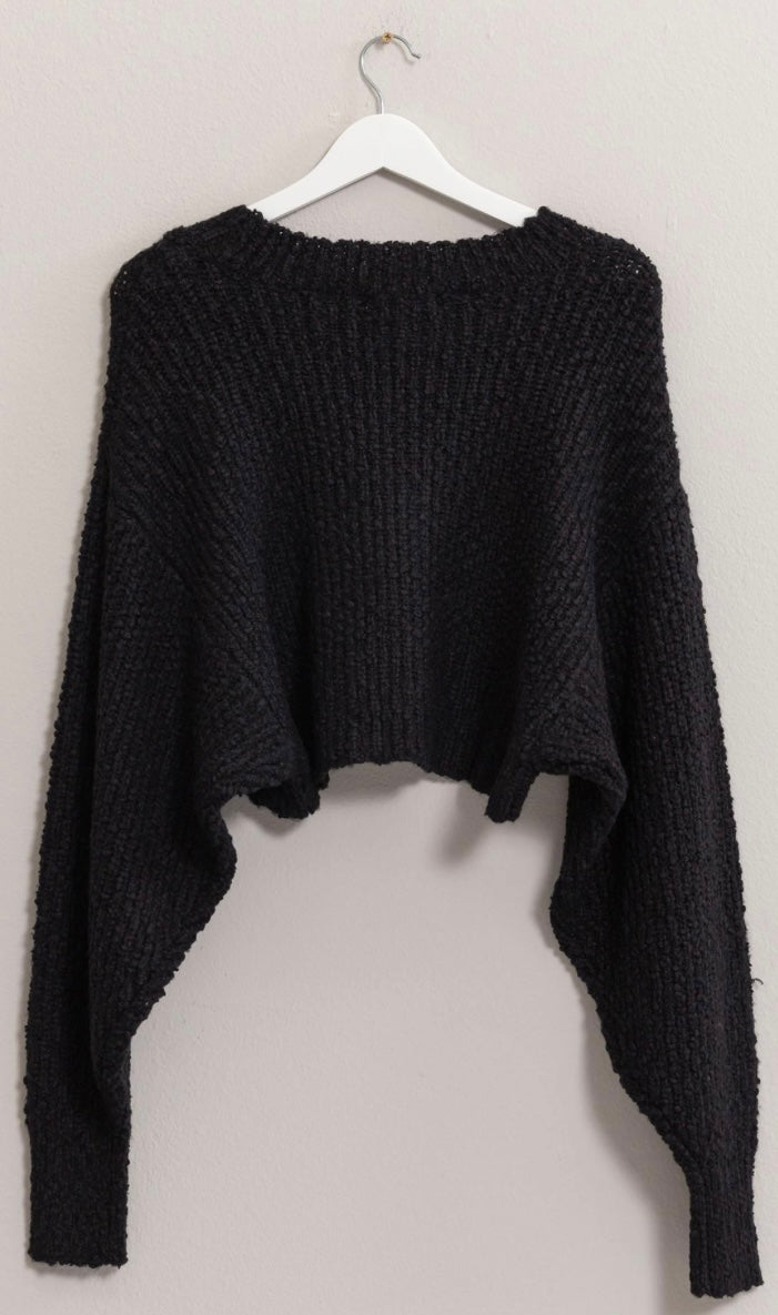 Snow Fall Sweater (Black)