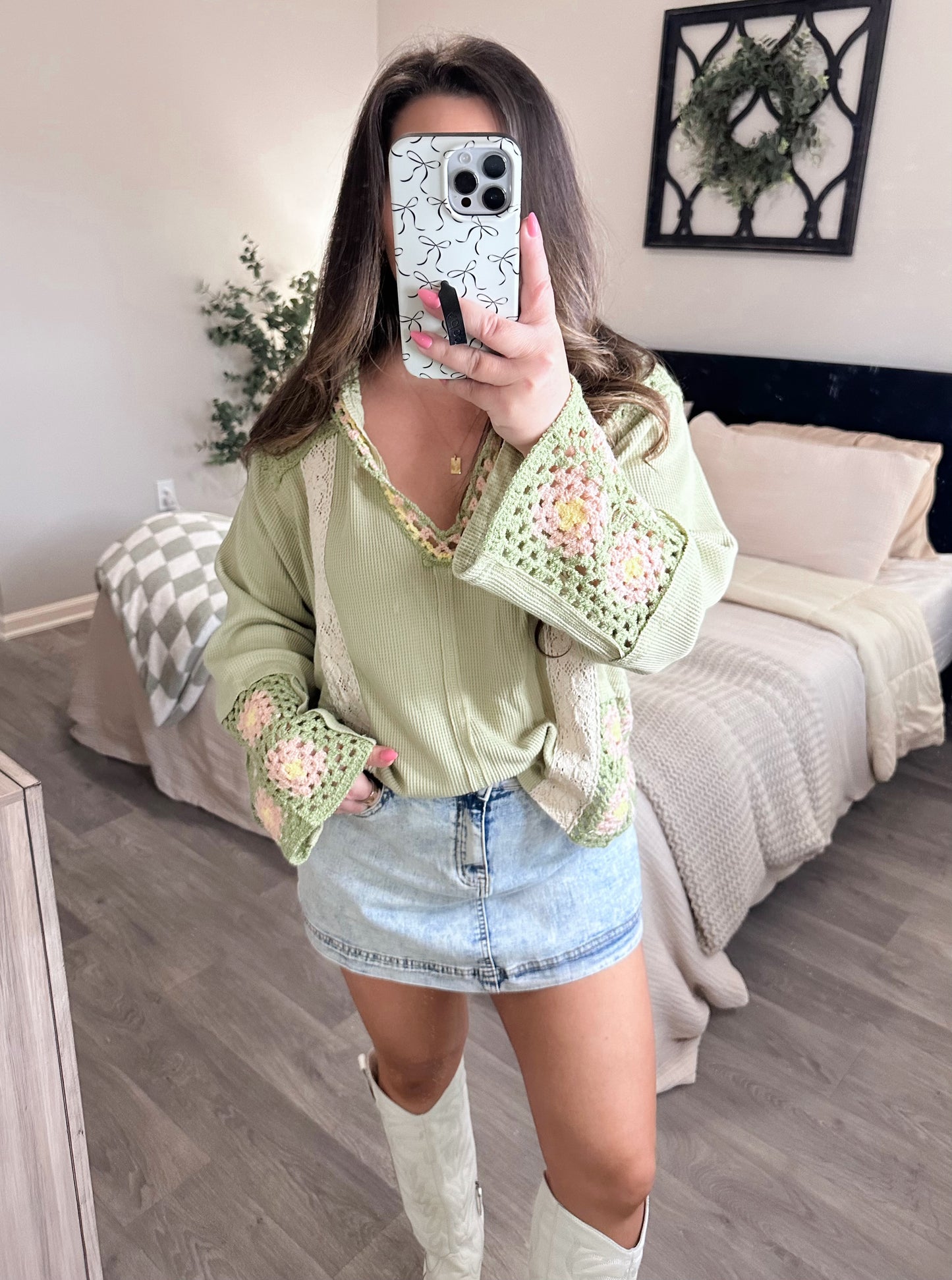 Wildflower Crochet Top